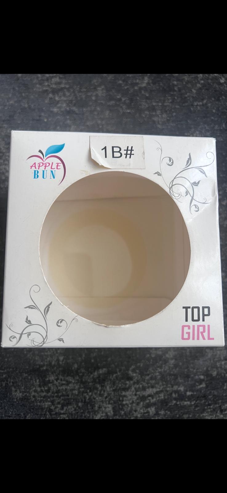 TOP GIRL APPLE BUN BRAIDED AND NON BRAIDED