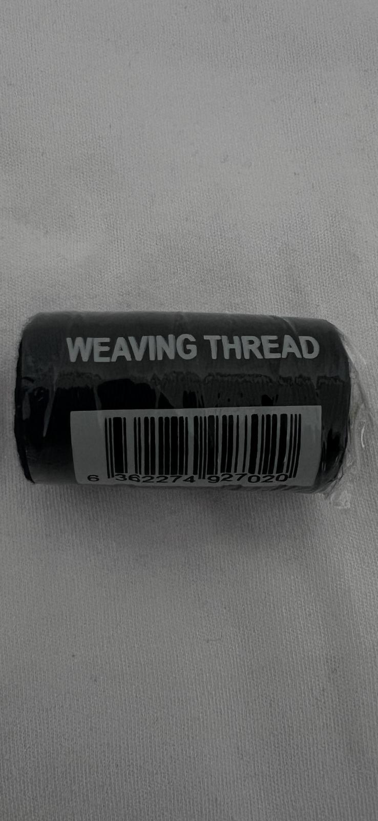 100% POLYESTER WEAVING THREAD BLACK