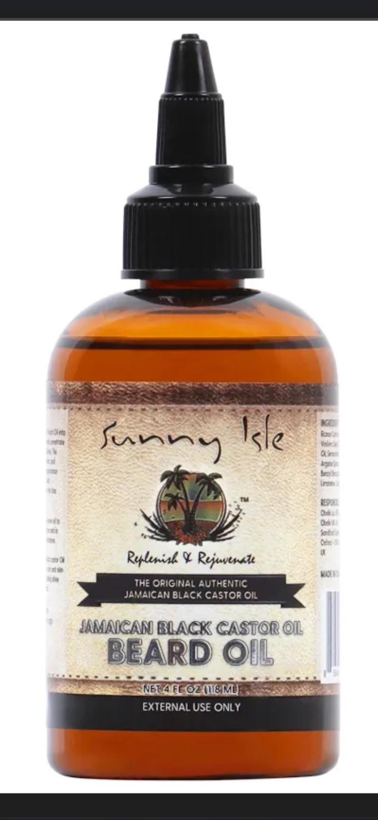 SUNNY ISLE JAMAICAN BLACK CASTOR OIL BEARD OIL