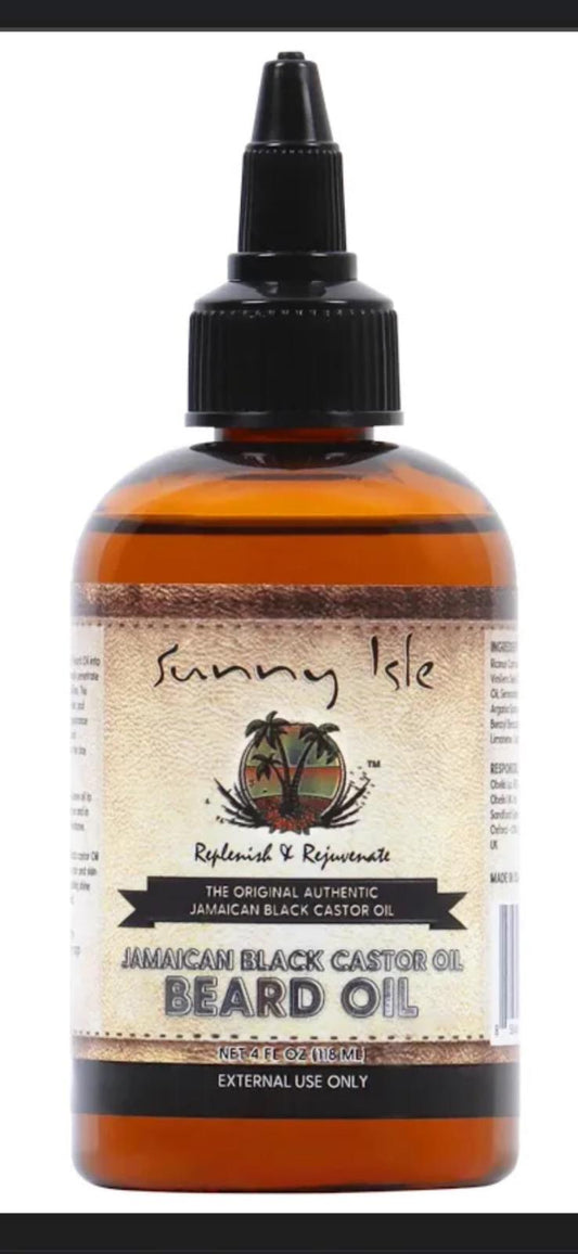 SUNNY ISLE JAMAICAN BLACK CASTOR OIL BEARD OIL