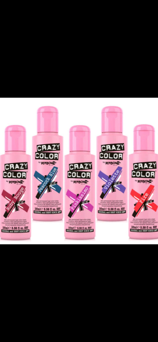 CRAZY COLOR LIQUID SEMI-PERMANENT HAIR COLOUR-100ML