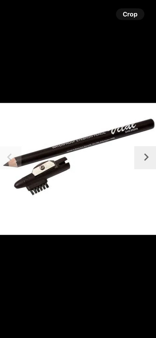 EYEBROW PENCIL  WITH SHARPENER DARK BROWN