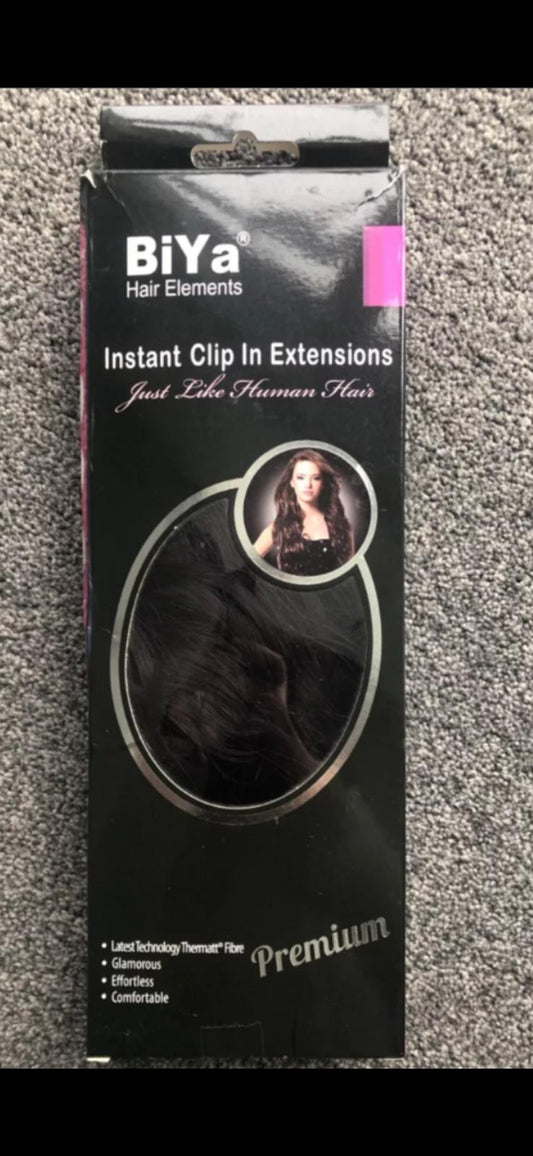 BIYA  HAIR ELEMENT INTANT CLIP IN EXTENTIONS