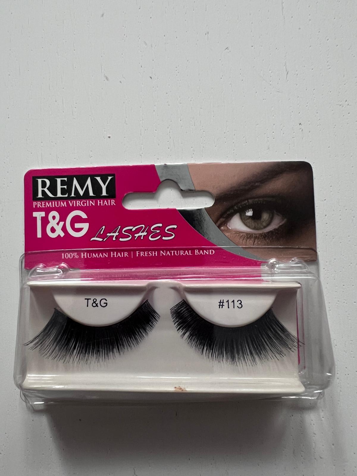 T&G  REMY STRIP LASHES
