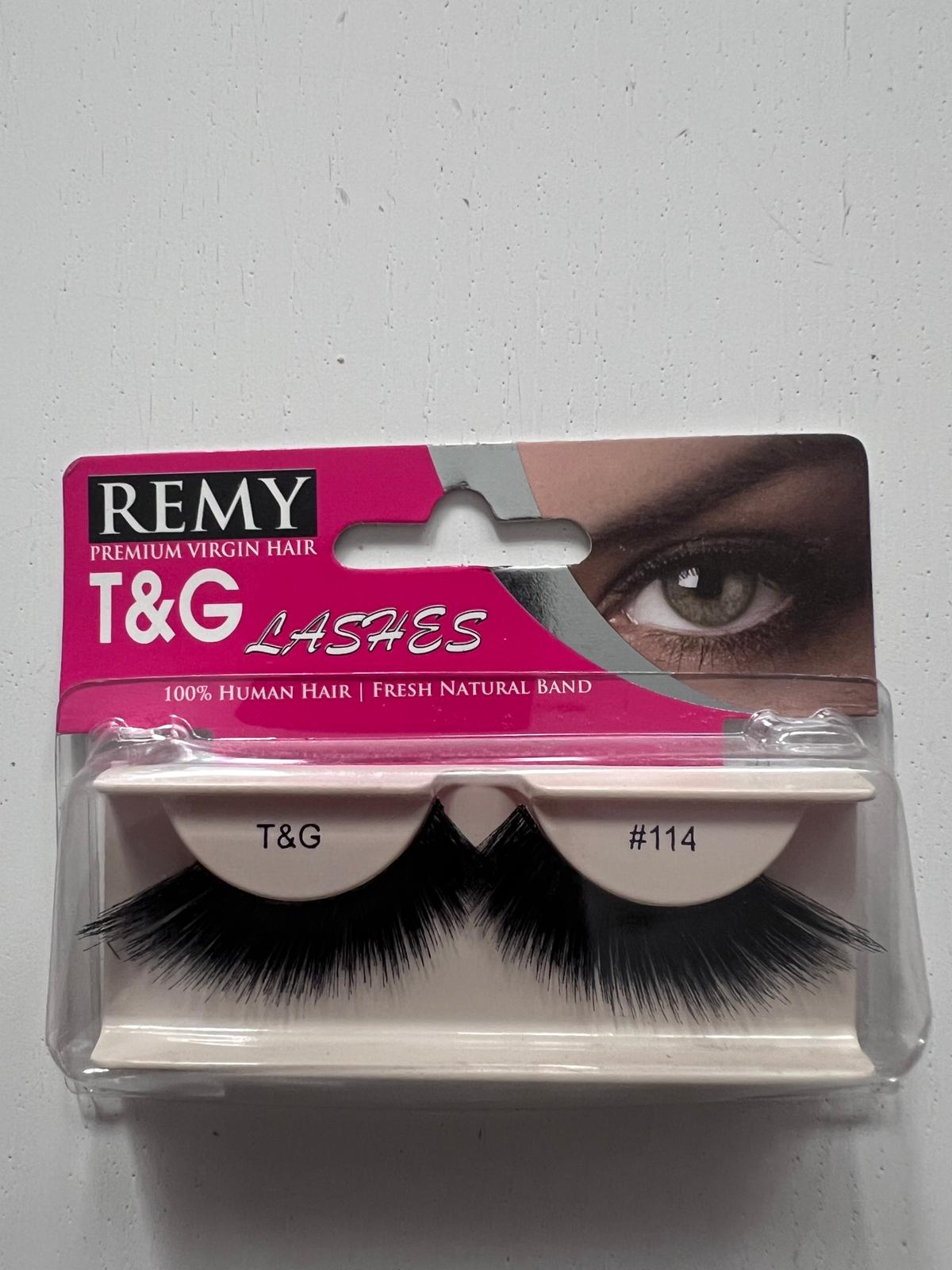 T&G  REMY STRIP LASHES