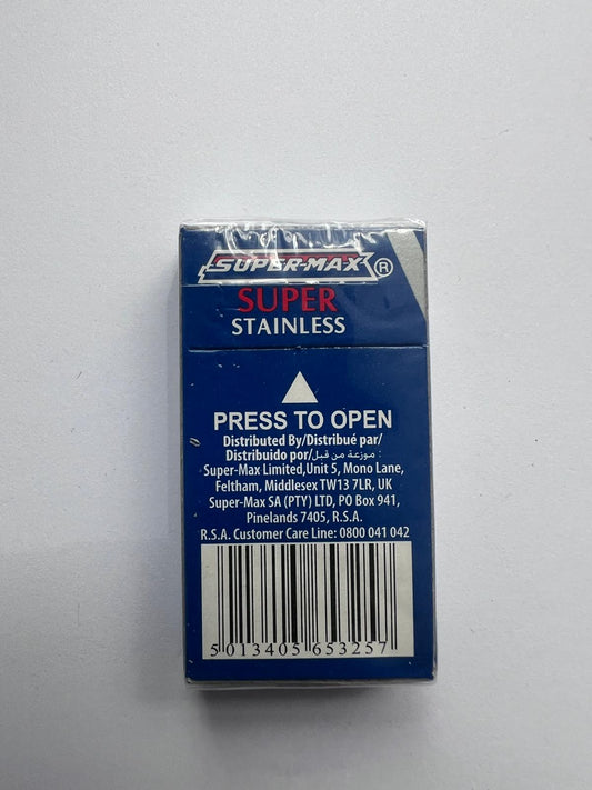 VIDYUT SUPER-MAX SUPER STAINLESS 10 BLADES IN EACH RAZOR BLADE