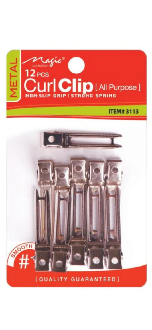 MAGIC COLLECTION 12PCS CURL CLIP