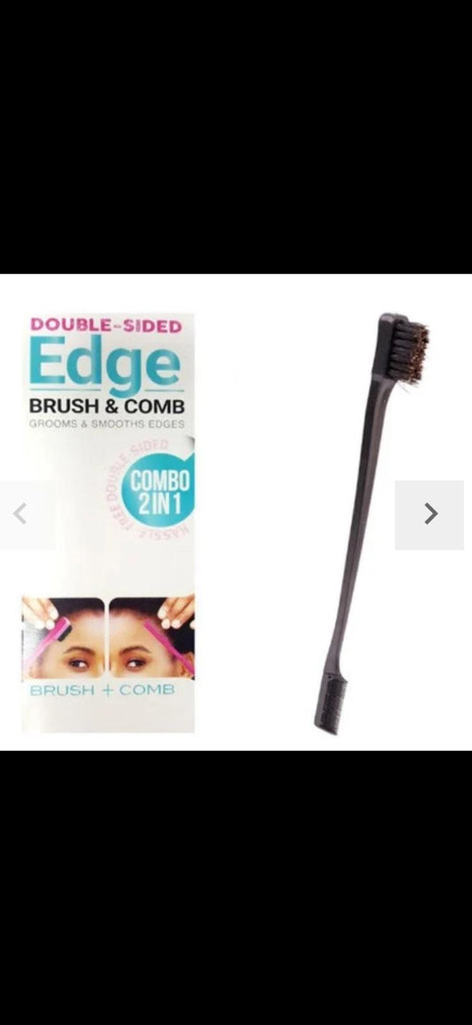 MAGIC COLLECTION DOUBLE SIDED EDGE BRUSH AND COMB ASSORTED