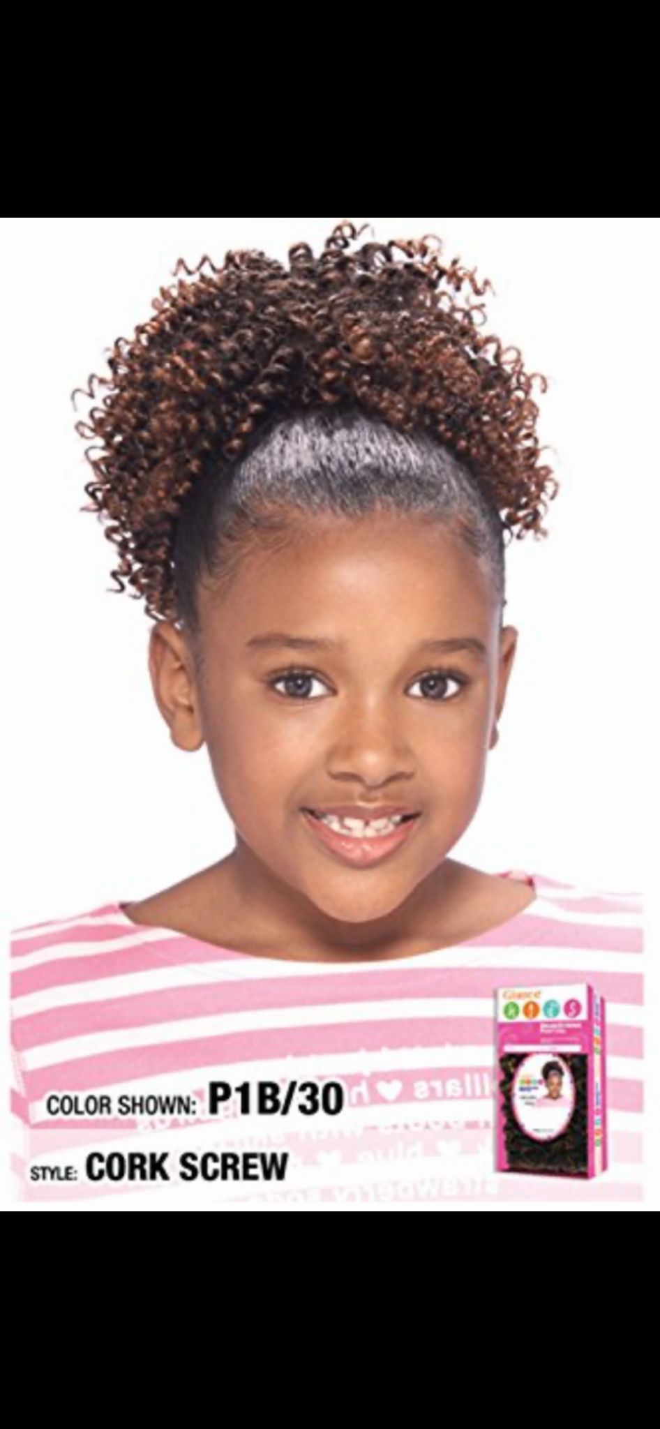 MODEL GLANCE DRAWSTING  KIDS PONYTAIL SYN EMMA