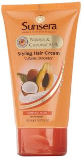 Sunsera Papaya & Coconut Milk Styling Hair Cream 150ml